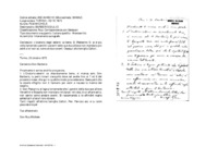 Anteprima di L'oratorio degli esterni va bene. D. Pestarino D. si è più volte lamentato perché i parenti delle sue due allieve non mandano più soldi e lui non sacome andare avanti. Ossequi alla famiglia Callori.