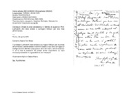 Anteprima di Chiede di poter concedere a D. Bertello di supplire il Prof. Lanfranchi chedeve andare a surrogare Vallauri per due mesi all'Università.