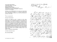 Anteprima di Lett. del Prefetto SDB al Can. fiorentino per comunicargli che D. Bosco accetta all'Oratorio a L. 10 mensili il giovane Luigi Lazzerini. Raccomanda di accertarsi circa le scuole fatte dal giovane e di inviare il suo corredo.
