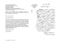 Anteprima di Lett. del Prefetto SDB ad un Signore che, a nome di D. Bosco, ringrazia e ricambia gli auguri. Raccomanda di continuare a fare le sue osservazioni sui loro scritti.