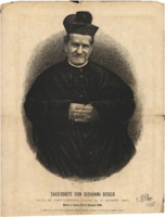 Anteprima di Cartoline di quadri di D. Bosco G. - Riproduzioni a stampa di quadri e immagini di D. Bosco su opuscoliricordo e su biglietti e libretti di preghiere - Fotografia della casa natia di D. Bosco ai Becchi - Stampati vari.