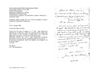 Anteprima di Copia di lettera con cui si invió al sindaco di Torino il questionario generale per le opere pie