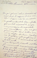 Anteprima di Esprime il suo compiacimento per il miglioramento di salute, gli assicurapreghiere e raccomandazioni nella S.Messa. MB XV, 644