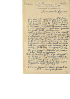 Anteprima di Ringraziamenti per offerta ricevuta per i Missionari della Patagonia. [Lettera riprodotta in fotozincotipia, di cui esistono altre copie in A1770209].