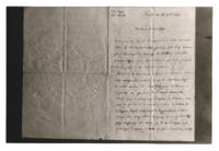Anteprima di Risponde alla sua lettera, assicurando di continuare a pregare per la Contessa di Stobberg. Inizierà insieme a lei la novena per il malato raccomandato (Ms. di Don Cays con firma di Don Bosco - testo francese)