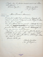 Anteprima di Parla del suo mal d'occhi. Manda la benedizione ed augura sanità e santità (Ms. di Don Berto; v. A1990226 fotocopia di ms. aut.; all.: fotografia della Contessa e onoranza funebre.) -