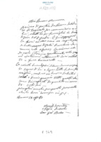 Anteprima di In partenza da Roma le comunica l'ottenuta benedizione del S. Padre per lei e famiglia. Chiede sussidi. (Orig. presso: Alberico Callori - Torino.)