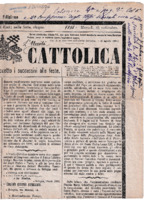 Anteprima di Confessioni degli stessi liberali circa il modo con cui si snaturano ifatti oggidì scrivendo la Storia d'Italia specialmente contro lo Stato pontificio - Nota ms. di Don Berto