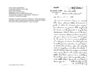 Anteprima di Ha ricevuto la sua lettera e l'offerta di fr. 2000 come acconto delle 3000 messe. Gli spiace di saperla affaticata: chiederà a D.Bosco d'invocare su di lei celesti benedizioni. [Testo in francese].