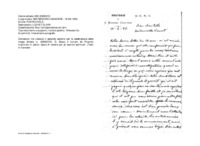 Anteprima di Ha ricevuto il secondo acconto per la richiesta celebrazione delle messe (v. A3990212). D. Bosco è tornato da Pinerolo migliorato in salute. Spera divederla per gli esercizi spirituali. [Accluse 3 copie DT. Testo francese].