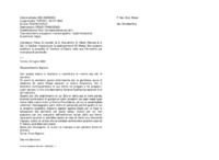 Anteprima di Fotoc. di una lett. di D. Rua all'Arc. D. Renzi, Parroco di S. Gio. in Galilea: ringrazia per la celebrazione di 20 Messe. Non possono accettare la proposta di fondare un'Opera nella sua Parrocchia per mancanza di personale.