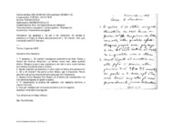 Anteprima di Gli spedisce L. 50 per il Ch. Amprimo. Gli chiede di accettare un Figlio diMaria alla pensione di L. 30 mensili. Non può mandargli subito D. Baracco.