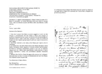 Anteprima di D. Cagliero accompagnerà D. Bosco a Roma al posto di D. Berto G. ammalato. La notizia dell'offerta del conte Colle lo consola molto, date le strettezze causate dall'affare della casa Bellezia e della cartiera.