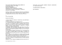 Anteprima di Chiede la nota dei postulanti l'ascrizione e la professione e l'esito degliesami dei chierici. Raccomanda di non viaggiare in treno in 2^ classe, poiché è riservata ai direttori. (Correzioni e firma aut.)