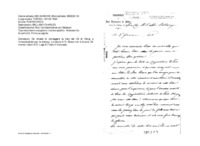 Anteprima di Gli chiede di correggere la lista dei CS di Parigi e rimandargliela per la stampa. La salute di D. Bosco non è buona. Gli manda i saluti di D. Lago A.(Testo francese)