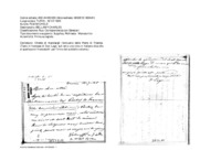 Anteprima di Chiede di mandargli l'annuario delle Poste di Francia. (Testo francese di DLago; sul retro una nota in italiano dice che si spediscono i francobolliper l'invio del suddetto volume.)