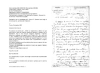 Anteprima di Lett. di quietanza pe D. Cerruti F. Domani avrà luogo la funzione per la partenza dei missionari.