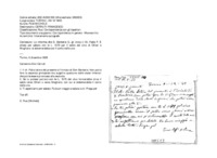 Anteprima di Lo informa che D. Barberis G. gli invia il Ch. Falla P. È atteso per sabatocon le L. 1079 per il saldo del vino di Chieri e Mogliano: si sistemerebbe così il conto delle uve.