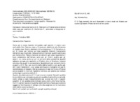 Anteprima di Comunica l'arrivo di D. Febraro S. a Firenza come direttore della casa per sostituire D. Confortola F., ammalato e bisognoso di cure mediche.