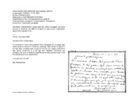 Anteprima di Raccomanda il latore della lett., Piano Giuseppe, che cerca fortuna in America: nei SDB di là spera di avere aiuto e assistenza, specie nelle cose spirituali.