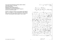 Anteprima di È felice per la notizia di una sua prossima visita insieme al padre; a tal proposito lo informa delle feste alle quali potranno prender parte. Assicura preghiere.