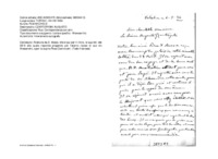 Anteprima di Ricevuta da D. Bosco, che è qui per il ritiro, la sua lett. alla quale risponde pregando per l'eterno riposo di suo zio Alessandro, e per la cugina Rosa Czartoryski. (Testo francese)