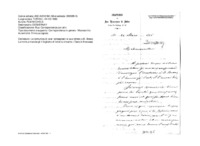 Anteprima di Consegnata lettera a D. Bosco; biglietto di lotteria vincente. (Testo francese)