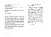 Anteprima di Dopo l'arrivo si attendono notizie della Patagonia; D. Bosco finalmente acasa. (Sul retro lettera di D. Costamagna G. a D. Fagnano G.)