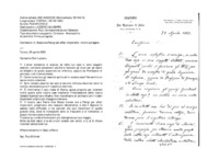 Anteprima di D. Bosco è a Parigi per affari importanti. Invito a pregare.