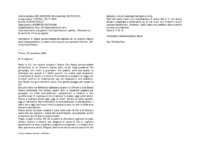 Anteprima di D. Bosco concorrerebbe all'impianto di un oratorio festivo se gli fossepossibile. Lo esorta comunque a non perdersi d'animo. (All. una piccolabusta.)