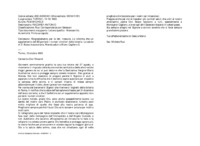 Anteprima di Ringraziamento per la lett. ricevuta. Lo informa che un supplemento del BS porterà i numeri vincitori della lotteria. La salute di D. Bosco è stazionaria. Manda saluti a Mons. Cagliero G.