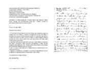 Anteprima di D. Bosco prega per il fratello della C.ssa Cazzulini. Spera buoni risultatidai provvedimenti presi per i liceisti. Unisce un permesso di fabbricazionee demolizione.