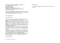 Anteprima di Legge sempre con piacere le sue lett. Spera che i libri che hanno speditogli giungeranno presto. D. Bosco, non in buona salute, lo riverisce e assicura preghiere. (P.S. aut. di D. Rua.)