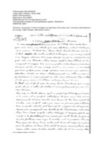 Anteprima di Si scusa per il ritardo impiegato nel rispondere. Rinunciano, per il momento, alla fondazione di una casa. (Testo francese - destinatario incerto)