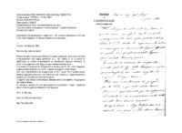 Anteprima di Ringrazia per il vaglia di L. 25. Invia il diploma di C.S. per il Ch. ColliGaspare. D. Bosco è assente ma sta bene.