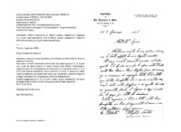 Anteprima di Dietro incarico di D. Bosco e Mons. Cagliero G. ringrazia lui e tutti quei benefattori che li hanno aiutati, pregando il Signore affinché conceda lorole più elette benedizioni.