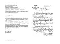 Anteprima di Lettera del Vicario Generale SDB, che, a nome di Don Bosco, ringrazia un Sacerdote per l'offerta pervenuta dal Giornale L'Unità Cattolica [Su medesimo fol.: FT di ringraziamento per offerta in data 14-02-1882].