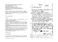 Anteprima di Chiede informazioni sulle celebrazioni di S.Messe. Lo esorta a curare gliesami dei Chierici e a mandarne successiva relazione. Ricorda la compilazione dei consueti rendiconti. Informa che D.Bosco è a Roma.