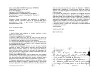 Anteprima di Chiede informazioni sulle celebrazioni di S.Messe in Ispettoria. Attende relazioni su Esercizi Sp., personale SDB, settore amministrativo. Invita a promuovere l'Assoc.Lett.Cattoliche. Raccomanda B.S. e CC.SS..(MF 3977B8/10)