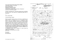 Anteprima di Scusandosi per il ritardo della risposta data la sua assenza da Torino, gliinvia i dati chiesti per la classificazione degli istituti di beneficenza
