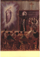 Anteprima di Fotografia del dipinto di D. G. Bosco, pala d'altare, opera del pittoreMolnár P., nella Chiesa di S. Quirino (Ungheria).