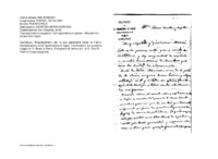 Anteprima di Il Vicario di D.Bosco ringrazia la Cooperatrice Sales. Chopitea D. per la carità usata con le Suore FMA, tratta di difficoltà nell'accettazione di <legati> ed informa sul prossimo viaggio di D.Bosco a Roma [Testo in spagnolo]