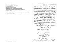 Anteprima di Raccomanda di conservare i buoni sentimenti espressigli nella sua ultima lett. (Testo francese - copia autenticata dallo stesso D. Levrot il 4 giugno 1928.)