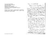 Anteprima di Invia un ritratto di D. Bosco riprodotto in fotolitografia a grandezza naturale. Assicura preghiere. (Testo francese - copia autenticata da D. Levrot il 15.6.1928.)