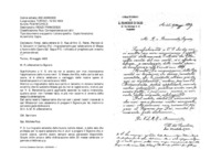 Anteprima di Fotoc. della lettera di D. Rua all'Arc. D. Renzi, Parroco di S. Giovanni in Galilea (Fo): ringraziamento per celebrazione di Messe a favore delle Opere Sal. Segue P.S.: richiesta di preghiere per crescita di personale sal.