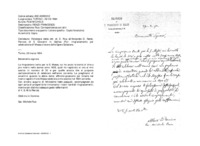 Anteprima di Fotocopia della lett. di D. Rua all'Arciprete D. Renzi, Parroco di S. Giovanni in Galilea (Fo): ringraziamento per celebrazione di Messe a favore delle Opere Salesiane.