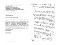 Anteprima di Lo ringrazia per l'offerta fatta alle missioni d'America, e gli assicura un'annualità vitalizia di L. 300 a semestri maturati.