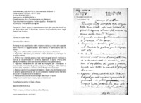 Anteprima di Cenni sopra la soddisfacente visita alle case del Nord, tra cui Ruitz dove sarà il Noviziato; occorre fare la distribuzione degli Esercizi per le suore.