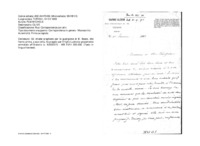 Anteprima di Gli chiede preghiere per la guarigione di D. Bosco, che l'anno prima, a suavolta, ha pregato per il figlio Ludovico gravemente ammalato all'Oratorio(v. A2230311) - MB XVIII 253-256. (Testo francese)