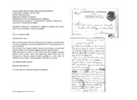 Anteprima di Notizie di D. Confortola F.; spedire un acconto a D. Farina che si trova instrettezze. (Cartolina postale)